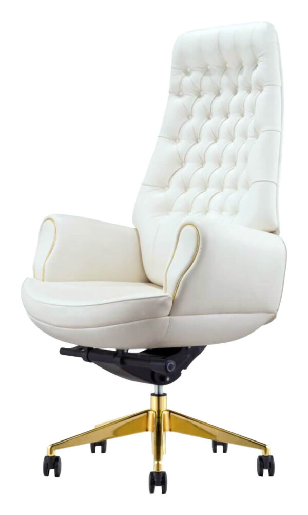 Royal White Executive Chair | Luxury Office Chair