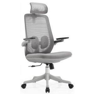 Ertiga HB Chair with Headrest (Grey) | Office Chair