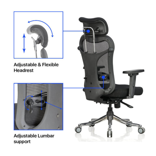 Indo Western HB Chair (Black)