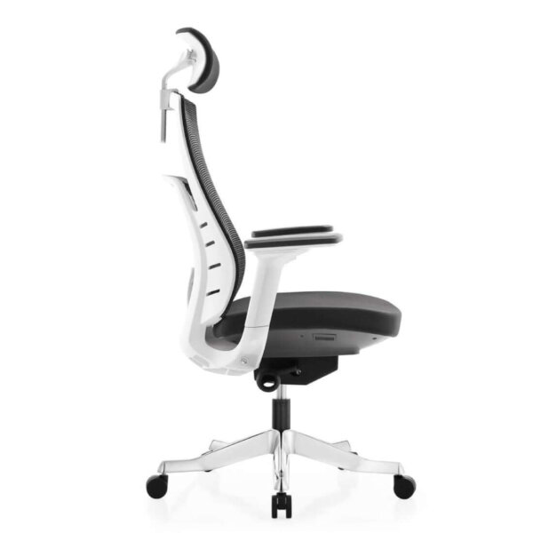 Spark Ergonomic Chair Black & White - Image 2
